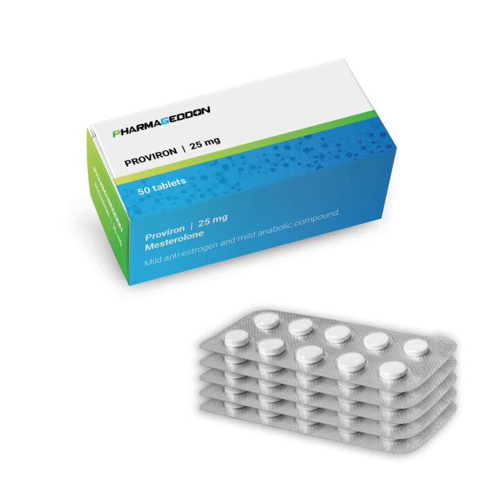 Proviron 25 mg 50 tablets